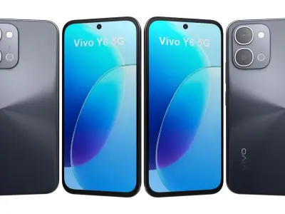 Vivo Y6 5G All Colors 3D model