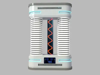 3D AIR COOLER GAME PROP Low-poly 3D model