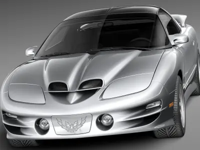 Pontiac Firebird TransAm 1999-2003 3D model