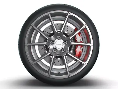 TWS Chrono wheel 3D model