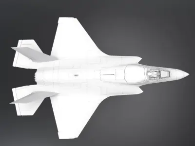 F35B Lightning II scale model 3D print model