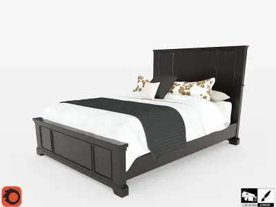 Asian Bedroom Sets Free 3D model