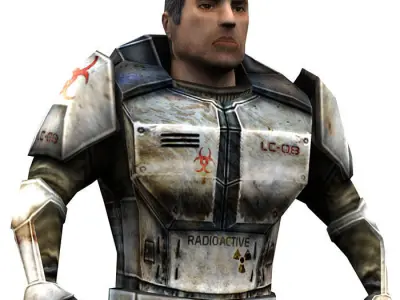 3DRT - Sci-Fi Elite Troopers Low-poly 3D model