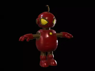 Minirobotic4Pack3 Low-poly 3D model