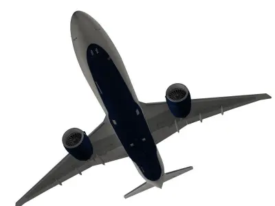 Boeing 777-200LR Delta Air Lines 3D model