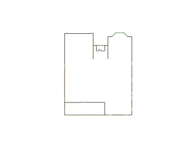 Detailed Exterior Sketch by Aerial - 21-30 SQ - Xactimate 3D model