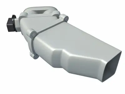 Car Engine Super Charger 3D model