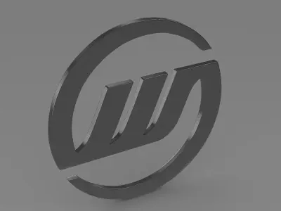 Williams Logo 3D model