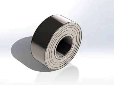 Rolamento de Esferas SKF 2203 E-2RS1TN9 Ball Bearing 3D model