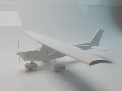 Cessna Plane Free 3D model