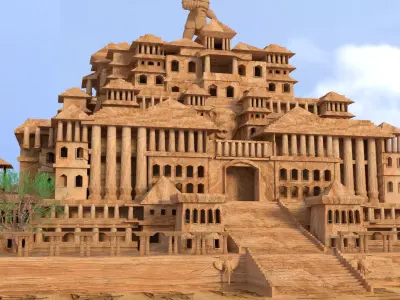 castle palace 3D model