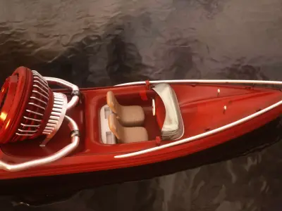 speed boat Free 3D model