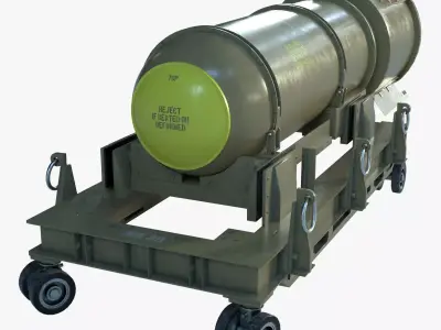 Mark 39 nuclear bomb 3D model