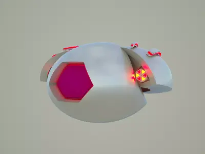 DRONE SCI-FI 3D model