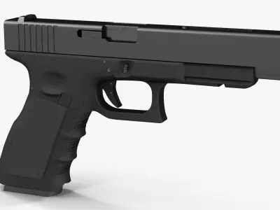 Glock 34 Low-poly 3D model