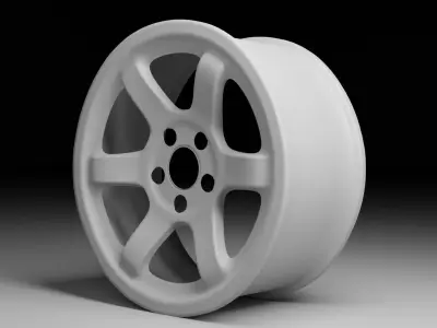 RAYS VOLK TE37 BRONZE FREE 3D Model Free 3D model