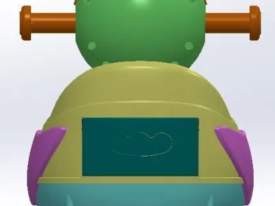 Baby Potty Assembly 3D model