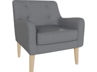 Stylish Skandinavian Chair - Free 3D Model Free 3D model