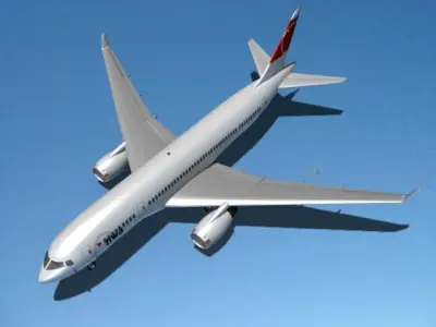 Boeing 787-8 Northwest Airlines 3D model