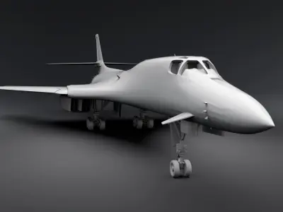 Rockwell B1 lancer Scale model 3D print model