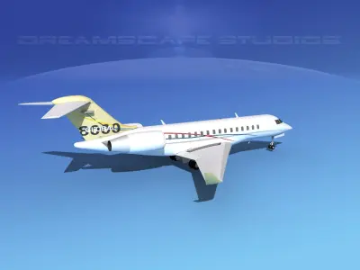 Global Express 8000 V01 3D model