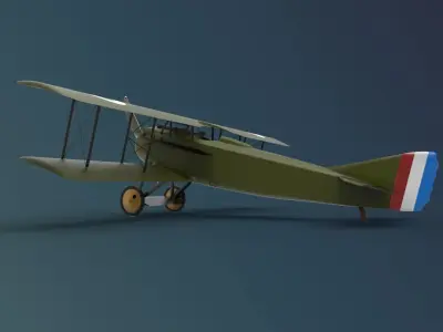 SPAD S XIII 3D model