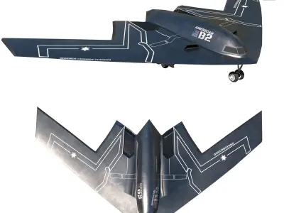  B-2 SPIRIT 3D model