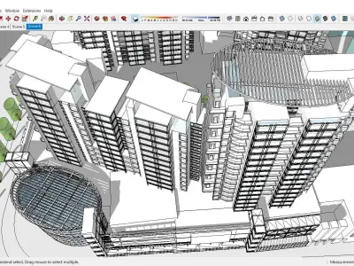 Sketchup Hotel K3 3D model