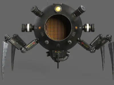 Spider droid 3D model