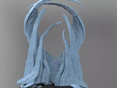 Dinosaur Spine Arch 2 3D model