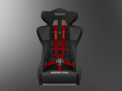 SPARCO PRO ADV Low-poly 3D model