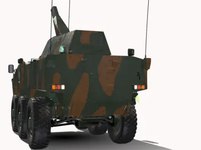 vbc mrt 6x6 guarani nemo Low-poly 3D model