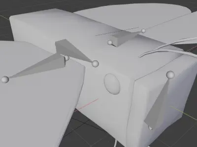 Butterfly monarch 3D model