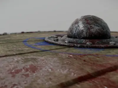 Shield Viking Low-poly 3D model buy