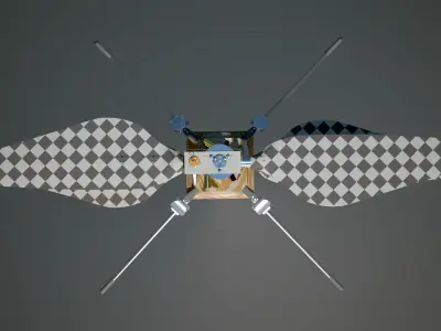 Mars Helicopter Ingenuity 3D model