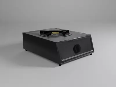 Single Stove Free 3D model