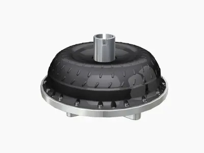 Bolt Together Torque Converter Low-poly 3D model