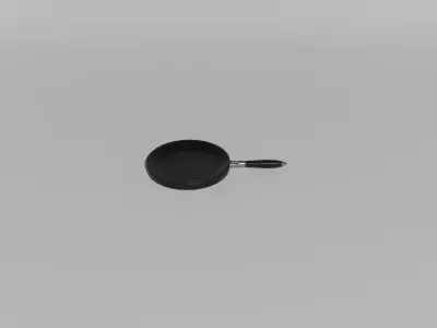 GAME READY FRYING PAN ASSET Free low-poly 3D model