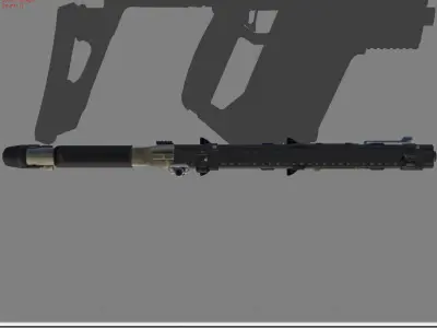 Vector Pubg Low-poly 3D model