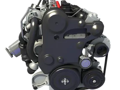 3D Engine Models - Car 3D model