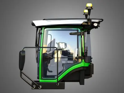 Driving Cabin - MT900 Tractor 3D model