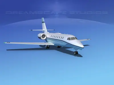 Cessna 680 Citation Sovereign V04 3D model