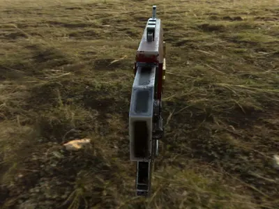 Belial s Storm Bolter Free low-poly 3D model