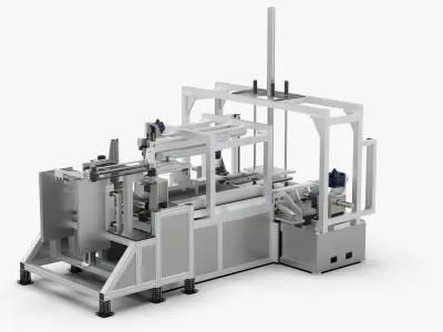 Automobile Radiator Assembly Machine 3D model