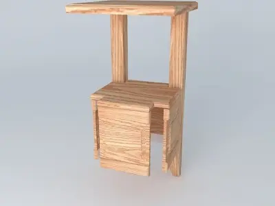 Lamp Table Free 3D model purchase