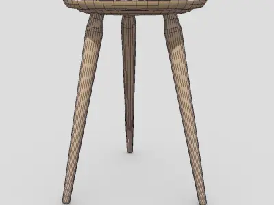CC0 - Stool 6 Free low-poly 3D model