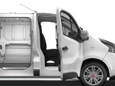 Fiat Talento Van L2H1 HQInterior 2021 3D model