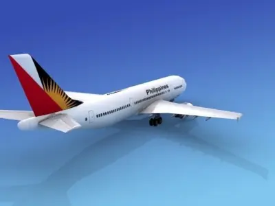 Airbus A300 Phillipines Airways 3D model