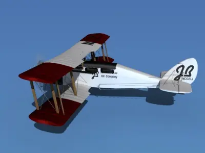 Airco DH-4 V01 Johnson Bros Oil Co 3D model