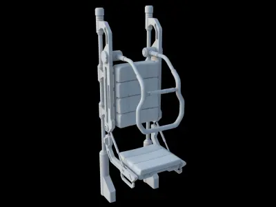 Sci Fi Transport Chair 3D model